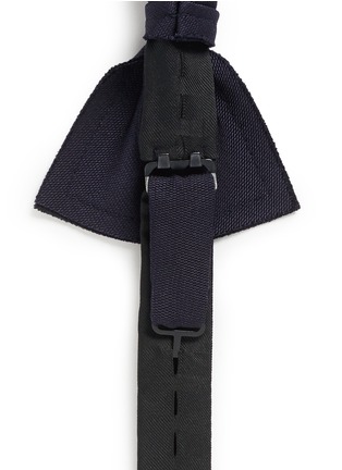 Detail View - Click To Enlarge - LANVIN - Raw edge trim silk bow tie