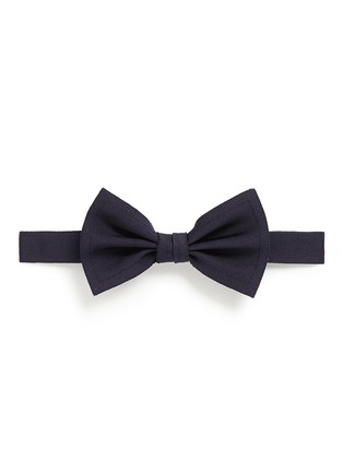 Main View - Click To Enlarge - LANVIN - Raw edge trim silk bow tie