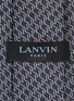 Detail View - Click To Enlarge - LANVIN - Interlocking graphic silk jacquard tie