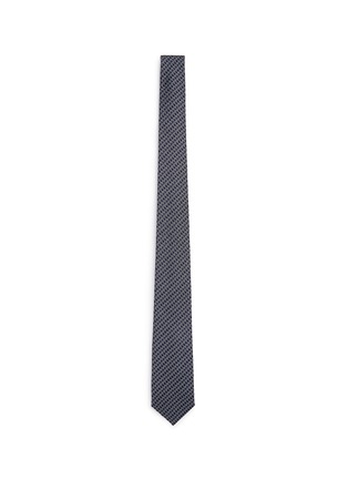 Main View - Click To Enlarge - LANVIN - Interlocking graphic silk jacquard tie