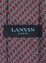 Detail View - Click To Enlarge - LANVIN - Interlocking graphic silk jacquard tie