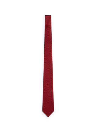 Main View - Click To Enlarge - LANVIN - Knit effect silk satin tie