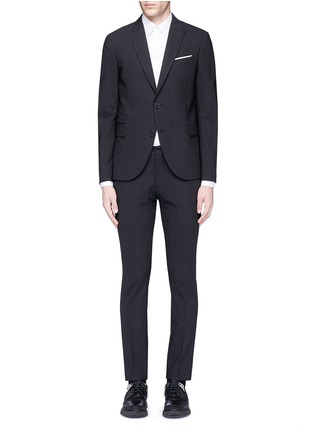 Main View - Click To Enlarge - NEIL BARRETT - Skinny fit pinstripe suit