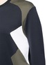 Detail View - Click To Enlarge - NEIL BARRETT - 'Retro Modernist' colourblock long sleeve T-shirt