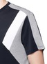 Detail View - Click To Enlarge - NEIL BARRETT - 'Retro Modernist' colourblock cotton T-shirt