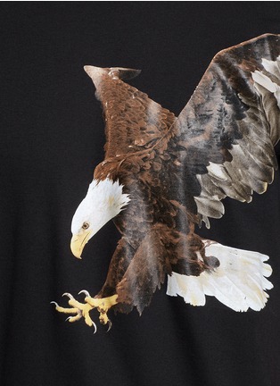 Detail View - Click To Enlarge - NEIL BARRETT - Eagle print T-shirt