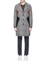 Main View - Click To Enlarge - NEIL BARRETT - Slim fit colourblock Glen plaid coat