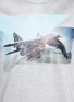 Detail View - Click To Enlarge - NEIL BARRETT - 'Fighter Hawk' print bonded jersey sweatshirt
