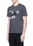 Front View - Click To Enlarge - NEIL BARRETT - 'Horse Eagle' print cotton T-shirt