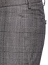Detail View - Click To Enlarge - NEIL BARRETT - Glen plaid cropped wool jogging pants