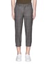 Main View - Click To Enlarge - NEIL BARRETT - Glen plaid cropped wool jogging pants