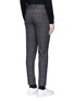 Back View - Click To Enlarge - NEIL BARRETT - Skinny fit Glen plaid virgin wool-blend pants