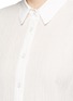Detail View - Click To Enlarge - RAG & BONE - Tie front dobby stripe cotton shirt