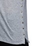 Detail View - Click To Enlarge - VALENTINO GARAVANI - 'Rockstud Untitled 09' mélange jersey T-shirt