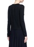 Back View - Click To Enlarge - ALICE & OLIVIA - Sequin ruffle trim wool cardigan