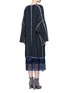 Back View - Click To Enlarge - CHLOÉ - Tweed effect wool-cashmere coat