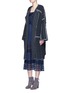 Figure View - Click To Enlarge - CHLOÉ - Tweed effect wool-cashmere coat