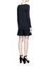 Back View - Click To Enlarge - VALENTINO GARAVANI - Removable Peter Pan collar sweater dress