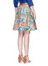 Back View - Click To Enlarge - ALICE & OLIVIA - 'Earla' Havana Town print flare skirt