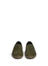 Front View - Click To Enlarge - JIMMY CHOO - 'Grove' star stud suede skate slip-ons