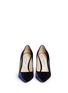 Front View - Click To Enlarge - JIMMY CHOO - Romy 85' velvet pumps