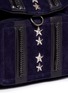 Detail View - Click To Enlarge - JIMMY CHOO - 'Suki' military star suede backpack