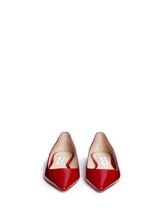 Front View - Click To Enlarge - JIMMY CHOO - 'Romy' patent leather flats