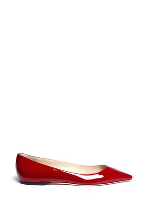 Main View - Click To Enlarge - JIMMY CHOO - 'Romy' patent leather flats