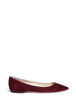 Main View - Click To Enlarge - JIMMY CHOO - 'Romy' suede flats