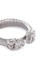 Detail View - Click To Enlarge - REPOSSI - 'Ophydienne' diamond 18k white gold snake ring