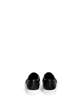 Back View - Click To Enlarge - ASH - 'Lennon' lizard effect leather skate slip-ons