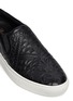 Detail View - Click To Enlarge - ASH - 'Lexer' embossed leather skate slip-ons