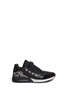 Main View - Click To Enlarge - ASH - 'Malcom' snake effect lace-up trail sneakers