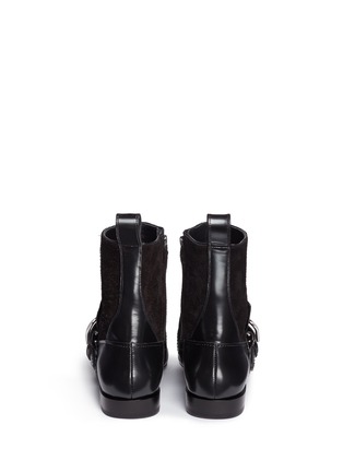 Back View - Click To Enlarge - 3.1 PHILLIP LIM - 'Louie' suede leather combo loafer boots