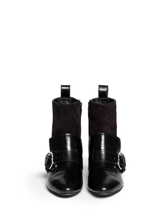 Figure View - Click To Enlarge - 3.1 PHILLIP LIM - 'Louie' suede leather combo loafer boots