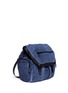 Figure View - Click To Enlarge - ALEXANDER WANG - 'Marti' leather trim suede three-way backpack