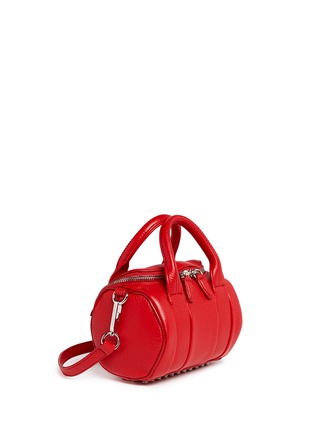 Front View - Click To Enlarge - ALEXANDER WANG - 'Mini Rockie' pebbled leather duffle bag