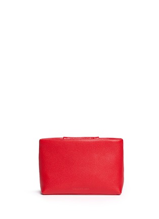 Back View - Click To Enlarge - ALEXANDER WANG - 'Dumbo' pebbled leather zip pouch