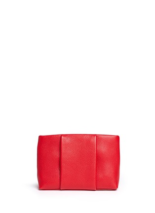 Main View - Click To Enlarge - ALEXANDER WANG - 'Dumbo' pebbled leather zip pouch