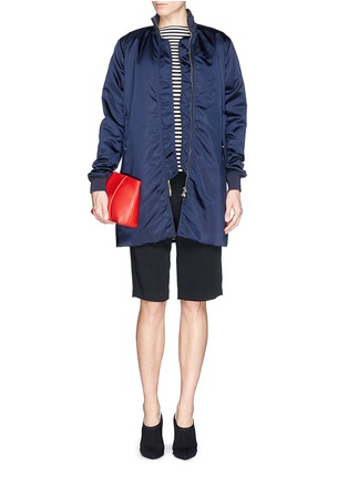Figure View - Click To Enlarge - ALEXANDER WANG - 'Dumbo' pebbled leather zip pouch