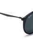 Detail View - Click To Enlarge - RAY-BAN - 'RB4224 Light Ray' titanium temple round sunglasses