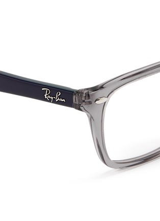 Detail View - Click To Enlarge - RAY-BAN - 'RB5228' colourblock acetate optical glasses