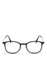 Main View - Click To Enlarge - RAY-BAN - 'RB7051 Light Ray' titanium temple round optical glasses