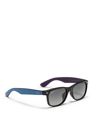 Figure View - Click To Enlarge - RAY-BAN - 'New Wayfarer Colour Mix' matte plastic sunglasses