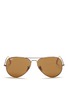 Main View - Click To Enlarge - RAY-BAN - 'Aviator Distressed' metal sunglasses