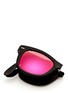 Detail View - Click To Enlarge - RAY-BAN - 'Wayfarer Folding Classic' mirror sunglasses