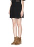 Front View - Click To Enlarge - ISABEL MARANT ÉTOILE - 'Arielle' smocked pleat skirt