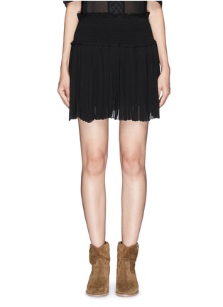Main View - Click To Enlarge - ISABEL MARANT ÉTOILE - 'Arielle' smocked pleat skirt