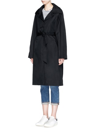 Front View - Click To Enlarge - ISABEL MARANT ÉTOILE - 'Ayre' coated twill trench coat