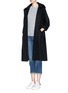 Figure View - Click To Enlarge - ISABEL MARANT ÉTOILE - 'Ayre' coated twill trench coat
